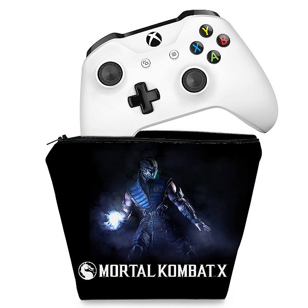 Capa Xbox One Controle Case - Mortal Kombat X - Subzero