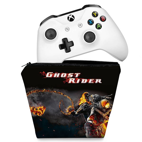Capa Xbox One Controle Case - Ghost Rider - Motoqueiro Fantasma #A