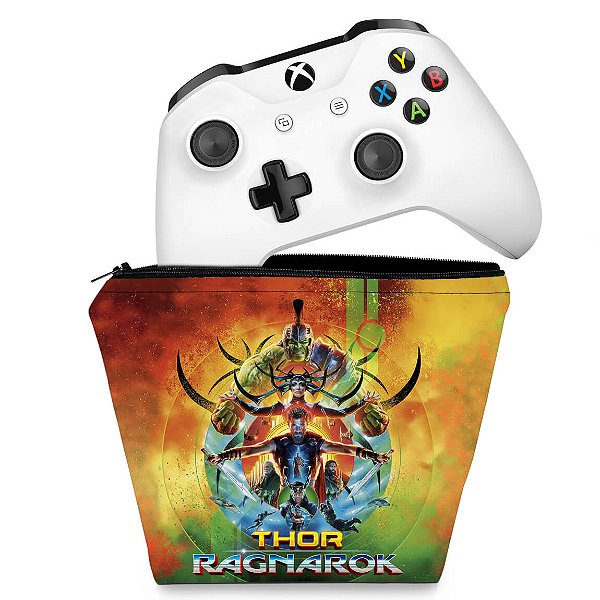 Capa Xbox One Controle Case - Thor Ragnarok
