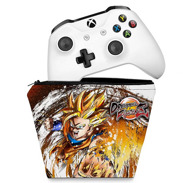 Ascensor Varios ranura Capa Xbox One Controle Case - Dragon Ball FighterZ - Pop Arte Skins
