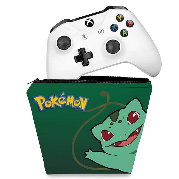 Capa Xbox One Controle Case - Pokemon Bulbasaur