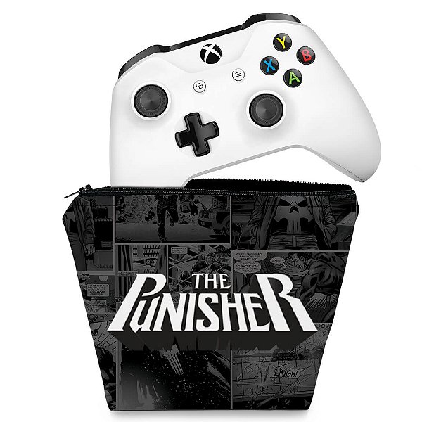 Capa Xbox One Controle Case - The Punisher Justiceiro Comics