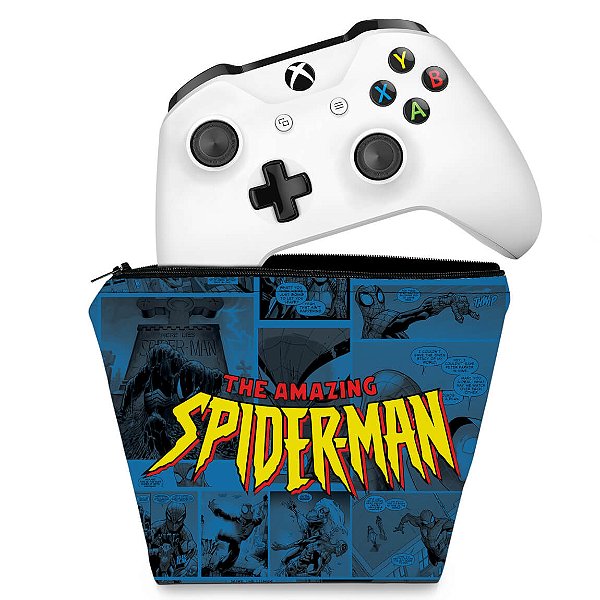 Capa Xbox One Controle Case - Homem-Aranha Spider-Man Comics
