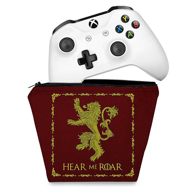 Capa Xbox One Controle Case - Game Of Thrones Lannister