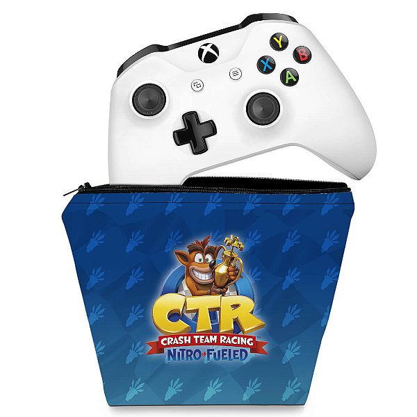 Capa Xbox One Controle Case - Crash Team Racing CTR