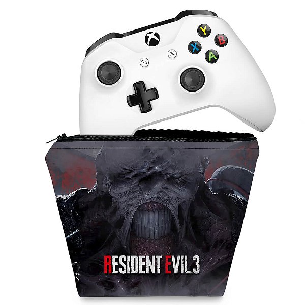 Capa Xbox One Controle Case - Resident Evil 3 Remake