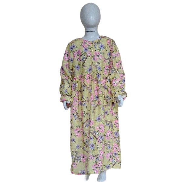 VESTIDO INFANTIL BOHO CHIC MODELO ENCANTO DA NATUREZA (V02/8A)