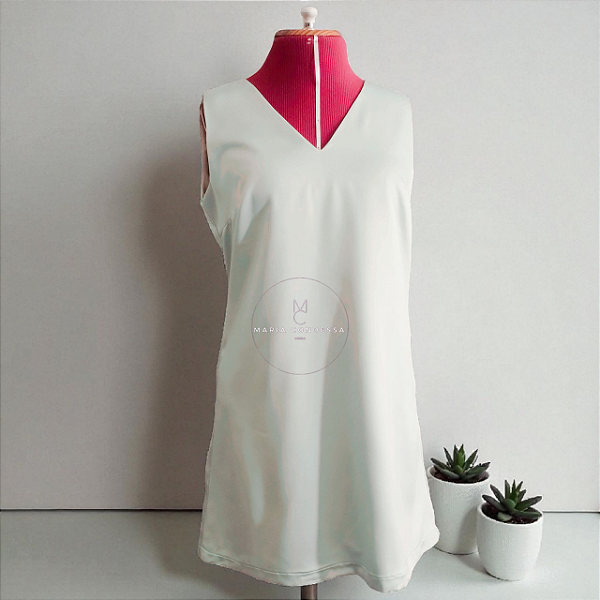 VESTIDO CURTO EVASÊ ACETINADO (SERENA)