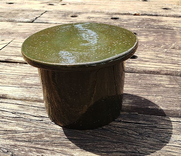 Manteigueira Francesa Verde Oliva DB99