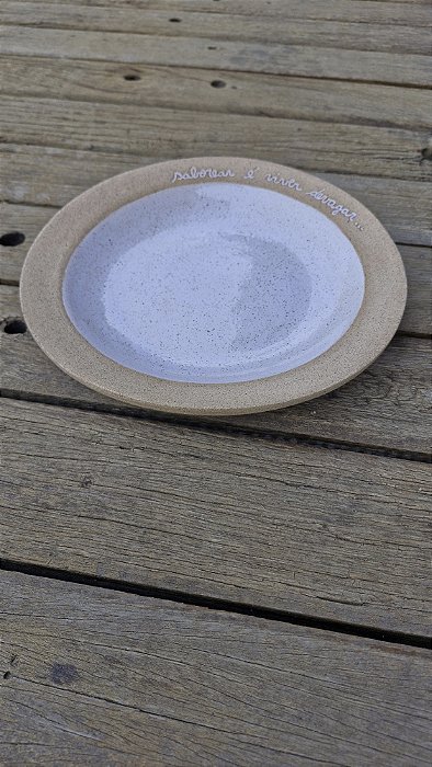 Prato Com Poesia ( Decorativo e ou Utilitário )