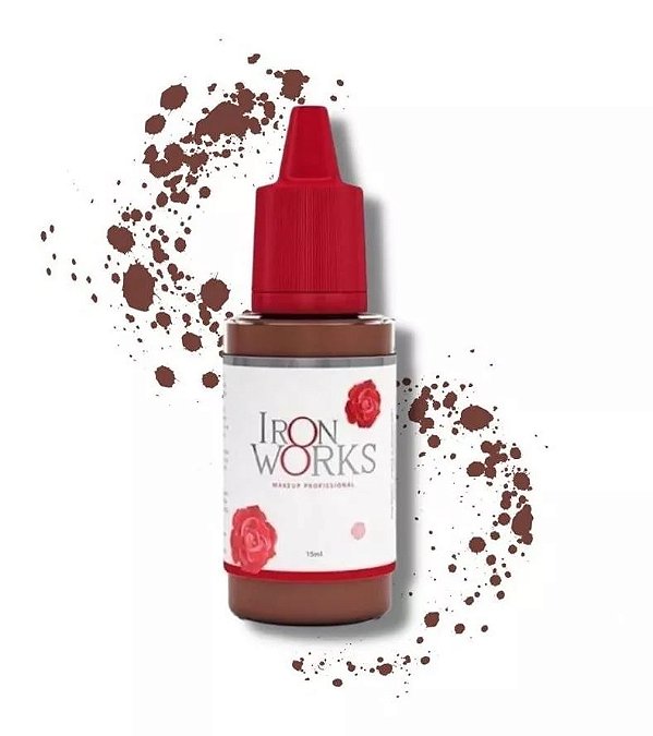 Pigmento Iron works Castanho Intermediário 15ml