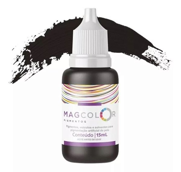 Pigmento Mag Colors 15ml Preto