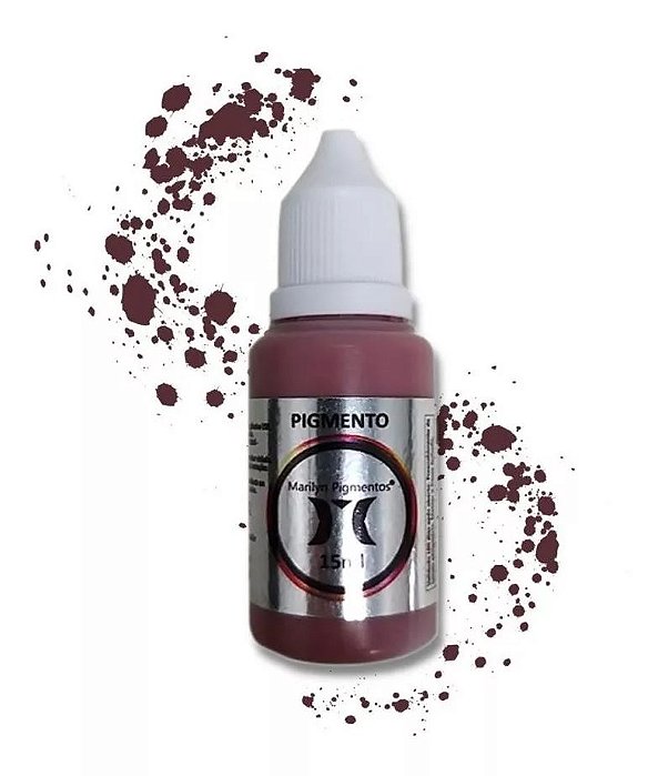 Pigmento Marilyn 15ml para Micropigmentação Rose Red