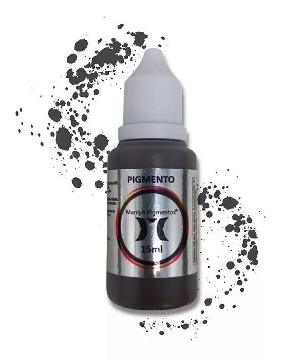 Pigmento Marilyn 15ml para Micropigmentação Castanho Escuro