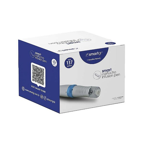 Smart Cartucho Infusion Pen 137 Agulhas Nano Com 10 Unidades