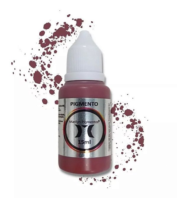 Pigmento Marilyn 15ml para Micropigmentação Burgundy