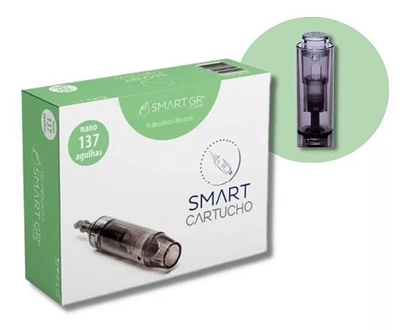 Cartucho Smart Derma Pen Preto Kit Com 10 Unidades Smart Gr - 137 agulhas