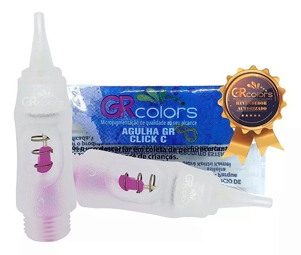 Kit Com 10 Agulhas Gr Click C 5 Pontas Sombreado Gr Colors