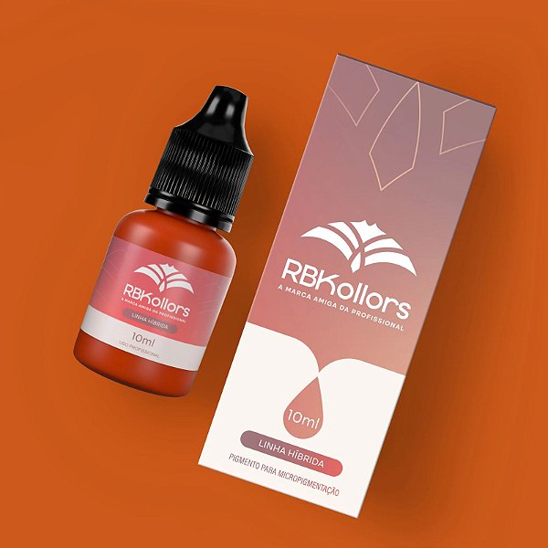 Pigmento Híbrido para Micropigmentação Ocre Avermelhado 10ml - Aruna RBKollors