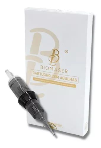 Cartucho Com 10 Agulhas Para Micro Biomaser - 1 Ponta 0,25mm
