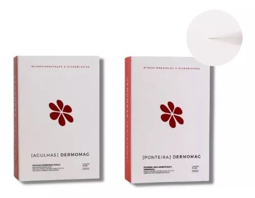 Kit 10 Agulhas 05 Pontas Circular + 10 Ponteiras Circular Dermomag