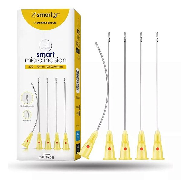 Cânula Bico De Pato Smart Micro Incision 20g/70mm Smart Gr