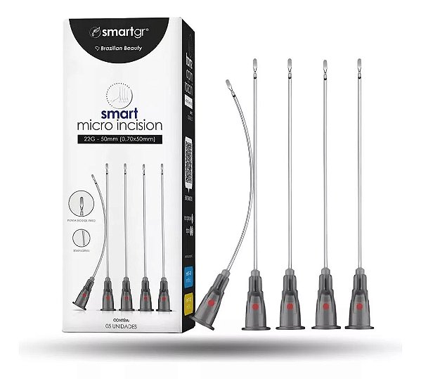 Cânula Bico De Pato Smart Micro Incision 22g/50mm Smart Gr