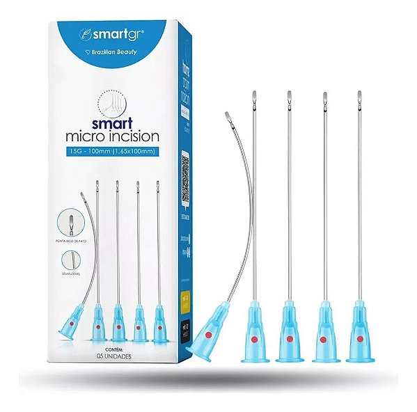 Cânula Bico De Pato Smart Micro Incision 15g/100mm Smart Gr