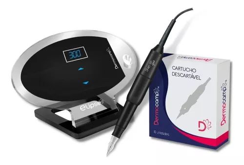 Conjunto Controle Elipse+dermógrafo Sharp 300 Pró 20 Agulhas