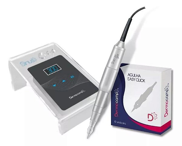 Dermografo Sharp 300 Pro Controle Sirius Dark + agulhas