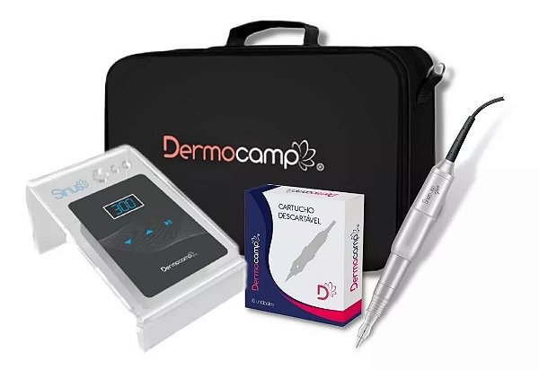 Conjunto Dermografo Sharp 300 Pró + Ctrle Sirius +10 Agulhas