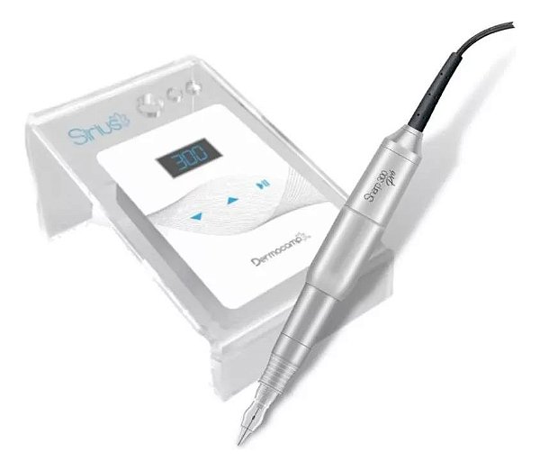 Dermografo Sharp 300 Pro Dermocamp + Controle Sirius White