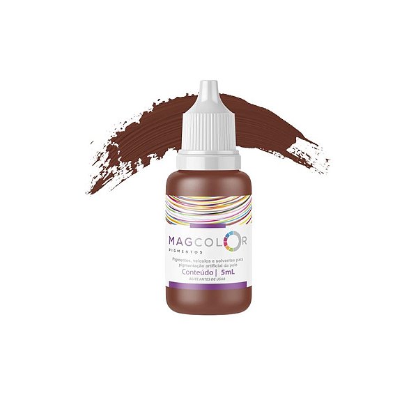 Pigmento MagColor 5ml Micropigmentação - Castanho escuro