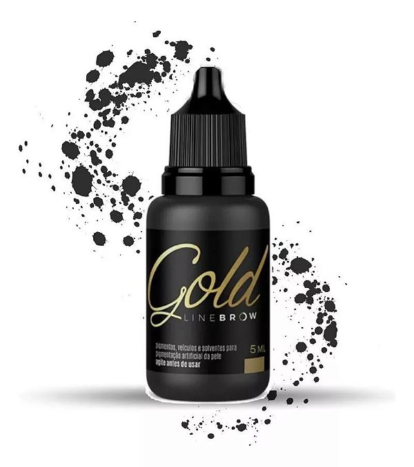 Pigmento MagColor Gold Line Brown 5ml - Negrito