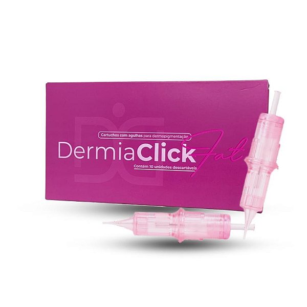 Cartucho Dermia Click Fat Com 10un Serve Para Biomaser P90 3RL 0,30