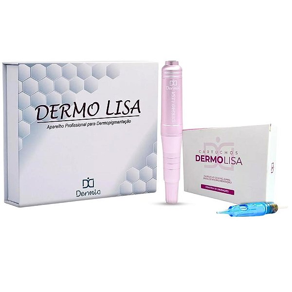 Dermografo Dermia Dermo Lisa Rose + Ctr Digital + 10 Agulhas