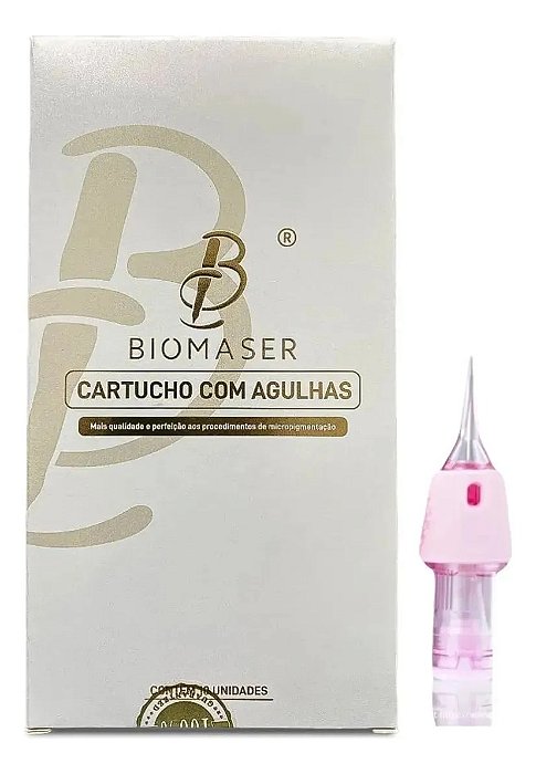 Cartucho Com 10 Agulhas Para Micro Biomaser - 1 Ponta 0,30mm