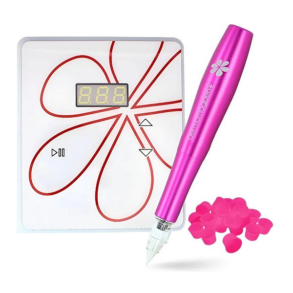Dermógrafo Dermomag Pen Plus Fonte Digital + Batoque Brinde