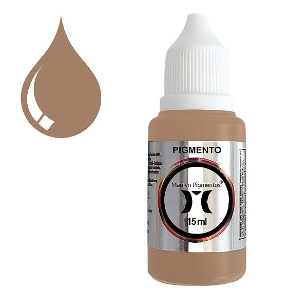 Pigmento Marilyn híbrido Pigmento Mocha castanho Claro 15ml