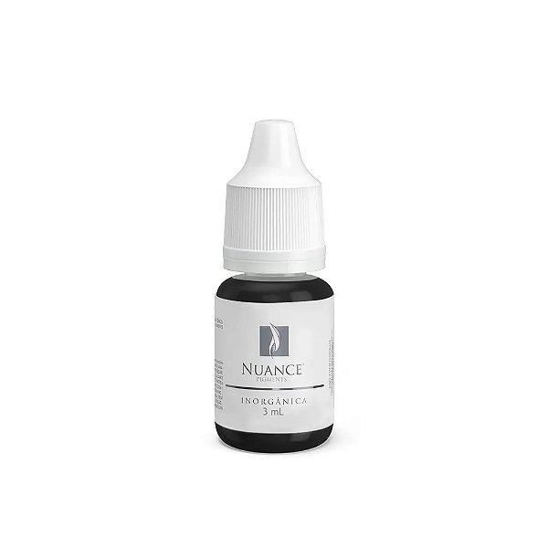 Pigmento para micropigmentação Nuance 3ml Cor Black Inorganico