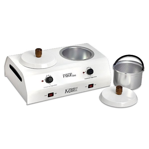 Termocera Aquecedor De Cera Prime Duo 1kg Branco - Mega Bell