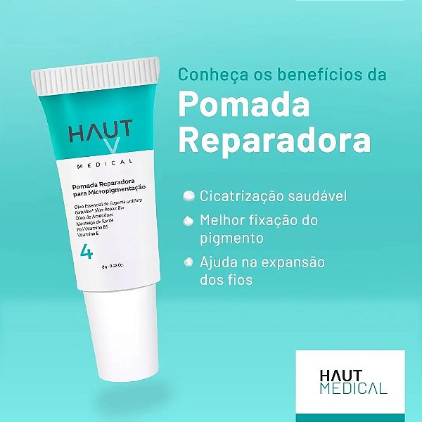 Pomada Reparadora Para Micropigmentação Haut Medical 10g