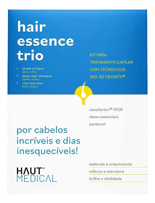 Kit Para Tratamento Capilar Haut Medical Hair Essence Trio