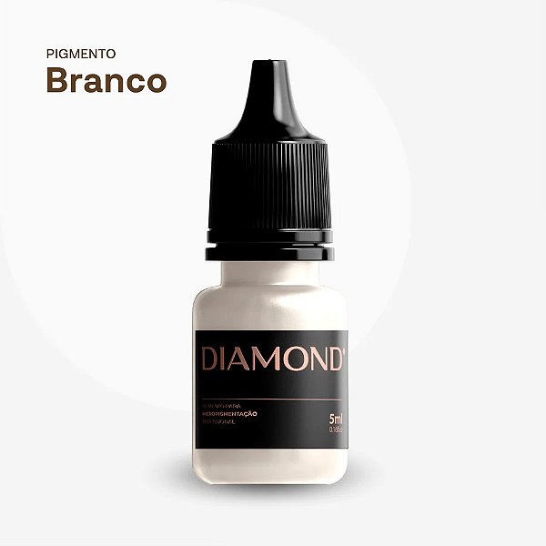 Pigmento Diamond Mineral Branco 5ml