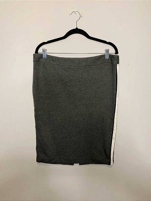 Saia cinza com listra lateral Cortelle G Brech XL Brech Plus