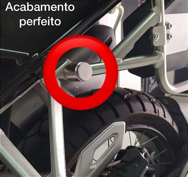 TAMPA PROTETORA PAR SUPORTE MALAS PARA BMW R1200GSA LC