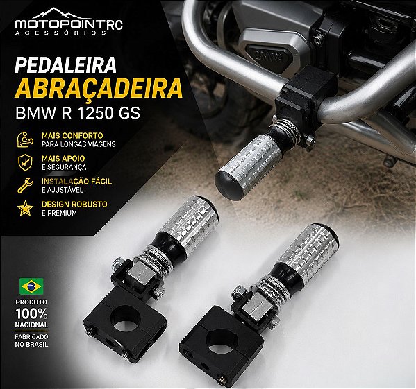 Pedaleira de Apoio para Pés / Descanso para Protetor de Motor – Universal – Motopointrc