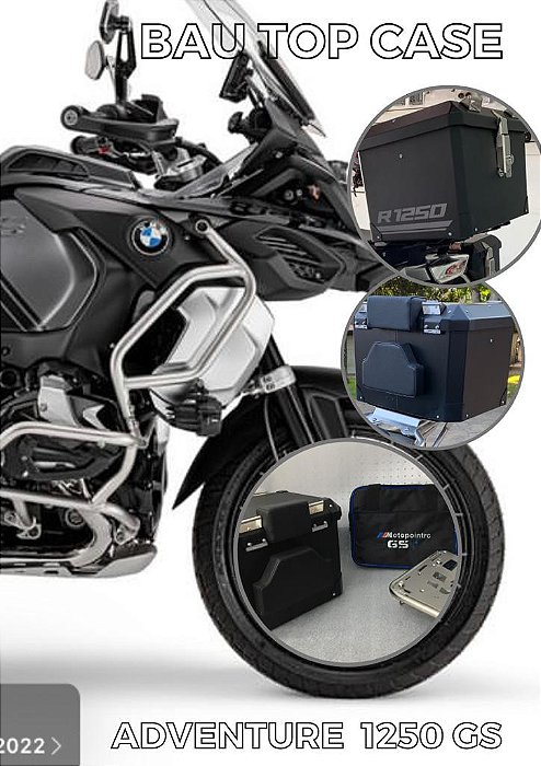 BAÚ 42L TOP CASE SUPERIOR TRASEIRO BMW R1250 GSLC