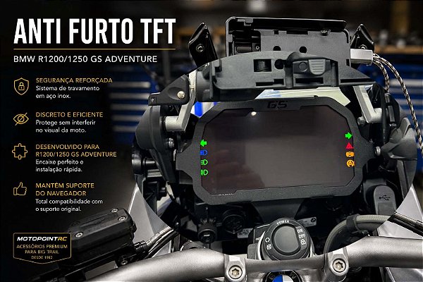 PROTETOR ANTI FURTO PAINEL TFT R 1200/1250 GS LC MOTOPOINTRC