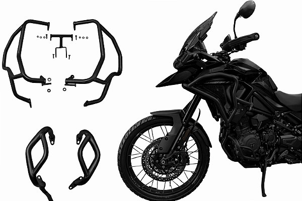 PROTETOR MOTOR E CARENAGEM THIUMPH TIGER 1200 BLACK EDITION
